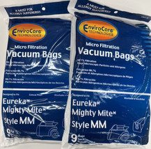 ENVIROCARE Micro Filtration Vacuum Bags for Eureka Mighty Mite MM - 2 Pk... - $7.84