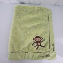 Koala Baby Green Monkey My Little Sweetie Plush Baby Blanket Lovey Security - £30.65 GBP