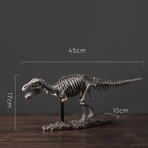 Dinosaur Resin Crafts Ornaments Personalized Simulation Skeleton Ornaments Deskt - £55.80 GBP