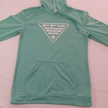 Columbia PFG Hoodie Sweatshirt Women Small Green Pullover Graphic Ladies FL0087 image 10