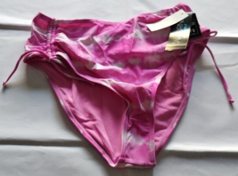 California Waves Pink High Waist Swim Bottoms Size Large - $9.46