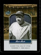 2008 Upper Deck Baseball Card Yankee Stadium Legacy YSL554 BABE RUTH 1930 - 1940 - £6.65 GBP