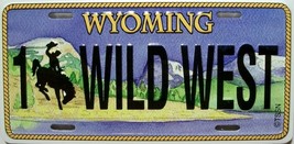 Wyoming &quot;Wyoming&quot; State License Plate Novelty Fridge Magnet - $7.99
