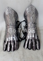 Mdieval Knight Gauntlets Gloves Functional Armor Gloves Adult Christmas ... - £95.36 GBP