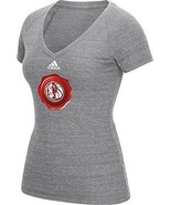 NWT NBA Dallas Mavericks Women&#39;s Size XL Gray Short Sleeve V-Neck Tee Shirt - £13.51 GBP