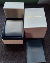 Philip Stein Watch Box Complete NEW Includes Instruction Manual - £7.52 GBP