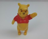Vintage Disney Winnie The Pooh Waving 2&quot; Collectible Figure Rare  - £6.12 GBP