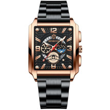BINBONG B6575 Men Vintage Square Multifunctional Waterproof Luminous Qua... - $17.53+