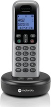 Dark Grey Motorola Voice Cordless Phone System With Digital Handset Answ... - $44.98