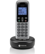 Dark Grey Motorola Voice Cordless Phone System With Digital Handset Answ... - £35.37 GBP