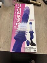 Overdrive Remote Control Rechargeable Silicone Sex Machine Ridge Thruste... - $84.99