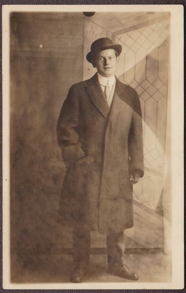 Primary image for Albert Joseph Goodney RPPC ca. 1920 Worcester MA Photo, Son of Solomon W.