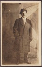 Albert Joseph Goodney RPPC ca. 1920 Worcester MA Photo, Son of Solomon W. - $17.50