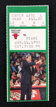 Chicago Bulls vs Indiana Pacers Ticket Stub January 11 1992 1/11/92 Jordan 30 Pt - $19.79