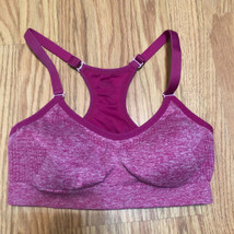 OE pink racer back sports bra with insert pads size small  - £6.14 GBP