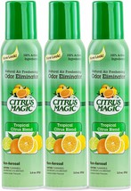 Citrus Magic Natural Odor Eliminating Air Freshener Spray Tropical Citrus Blend - £28.11 GBP