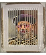 Shem Tov &quot;Rav Ovadia Yosef&quot; 3D Wall Sculpture Hand Signed Custom Framed ... - €517,80 EUR
