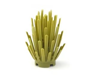 Bush Olive Green Plant Piece Custom Minifigures - $4.99