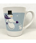 Starbucks 2011 Snowman &amp; Bunny Winter Themed Ceramic Coffee Mug 12 Oz - $158.05 MXN