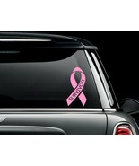 Breast Cancer Survivor Ribbon Cut Vinyl Car Truck Window Laptop Decal  Sticker - £5.45 GBP - £7.86 GBP