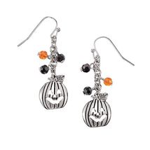 Avon Trick or Treat Pumpkin Earrings - $7.99