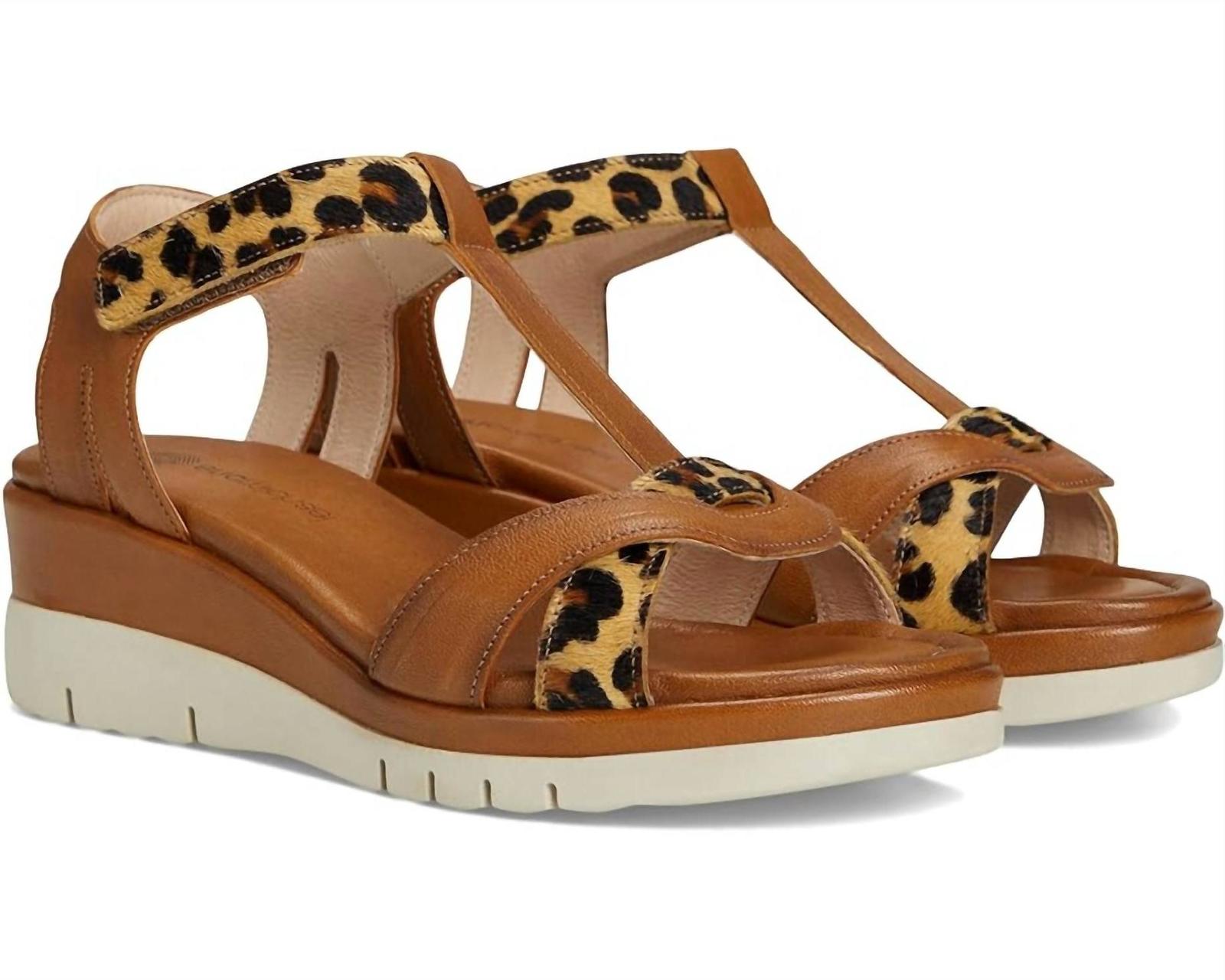 Eric Michael Women&#39;s Trixie Wedge Sandals Tan - $123.00