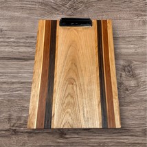 Handcrafted Maple Cherry and Walnut Clipboard Standard Size Black Clip O... - $831.96 MXN