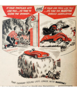1950 Texaco Gas &amp; Oil Marfax Advertisement Automobilia Vintage Lubricant... - €25,86 EUR
