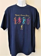 Olympic 1996 Atlanta Summer Games Collectable T- Shirt Sz.Xl Navy - £39.30 GBP