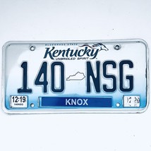 2020 United States Kentucky Knox County Passenger License Plate 140 NSG - $11.77