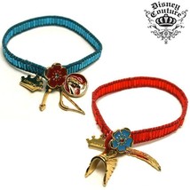 Disney Couture Pocahontas Turquoise Bead BOW/ARROW/ROUND Charm Bracelet~New!!! - £32.47 GBP