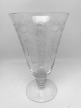 Fostoria Romance Iced Tea Glass 6&quot; Tall HOLDS COMPLETELY FULL Flowers &amp; ... - £22.70 GBP