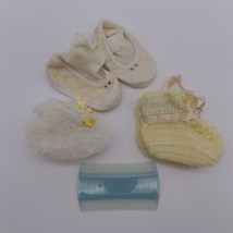 Baby or Doll Slippers Booties Lot With DuPont Comb Vintage - $18.99