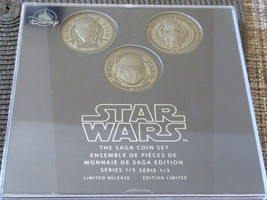 Disney Trading Broches Parcs Star Wars Saga Pièce de Monnaie Ensemble Séries 1 3 - £37.09 GBP