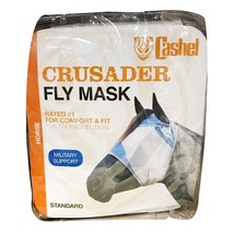 Cashel Crusader Standard Nose Pasture Fly Mask without Ears Horse Blue - $32.70