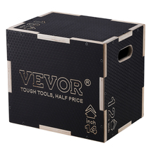 VEVOR 3 in 1 Plyometric Jump Box for Home, 16/14/12 Inch Wooden Plyo Box... - €41,99 EUR