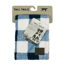 Tall Tails Dog Blanket Navy Plaid 30X40 - £31.01 GBP