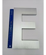 12&quot;X 1&quot; thick Heavy Cast Aluminum Brushed finish Helvetica &quot;E&quot; w/ template - €44,40 EUR