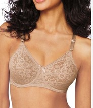 BALI Lace &#39;n Smooth Seamless Underwire Bra | 34C, Nude 3432 Semi-sheer NEW! - £14.76 GBP