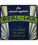 Real-Lax Laxative Porcelain Sign - $919.60 MXN