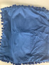 Throw Pillow Covers Set of 2 Sofa Decor Velvet Dark Blue  18X18 Size (A15) - £15.21 GBP
