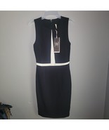 NWT LTD Dress Size 4 Black &amp; White Business Dress - £54.30 GBP