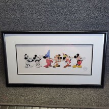 Walt Disney Studios 1993 LE Sericel “Mickey Through The Years” with COA - £926.45 GBP
