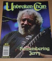 Jerry Garcia Unbroken Chain Magazine Vintage 1996 Remembering Jerry - $39.99