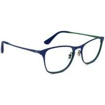 Ray-Ban Kids&#39; Eyeglasses RJ 9539S 255/3R Matte Blue/Green Metal Frame 48... - $938.36 MXN