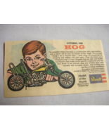 1968 Color Ad Harley-Davidson Hog Plastic Model Kit - $10.96 CAD