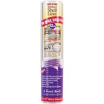 Warp&#39;S Plast O Mat Shelf Liner 15-1/2&quot; X 6ft. Non Adhesive Clear - $28.00 CAD