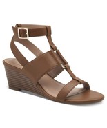 Giani Bernini Women&#39;s Christaa Memory Foam Strappy Wedge Sandals - Cognac - $751.73 MXN