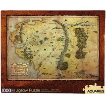 The Hobbit Map 1000 Piece Jigsaw Puzzle Multi-Color - £25.16 GBP