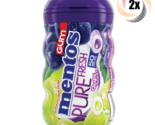 2x Bottles Mentos Pure Fresh Grape Medley Xylitol Chewing Gum | 50 Piece... - £12.40 GBP